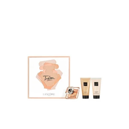 Lancome tresor Parfum 50ml + Lapte de Corp 50ml + dus gel 50ml