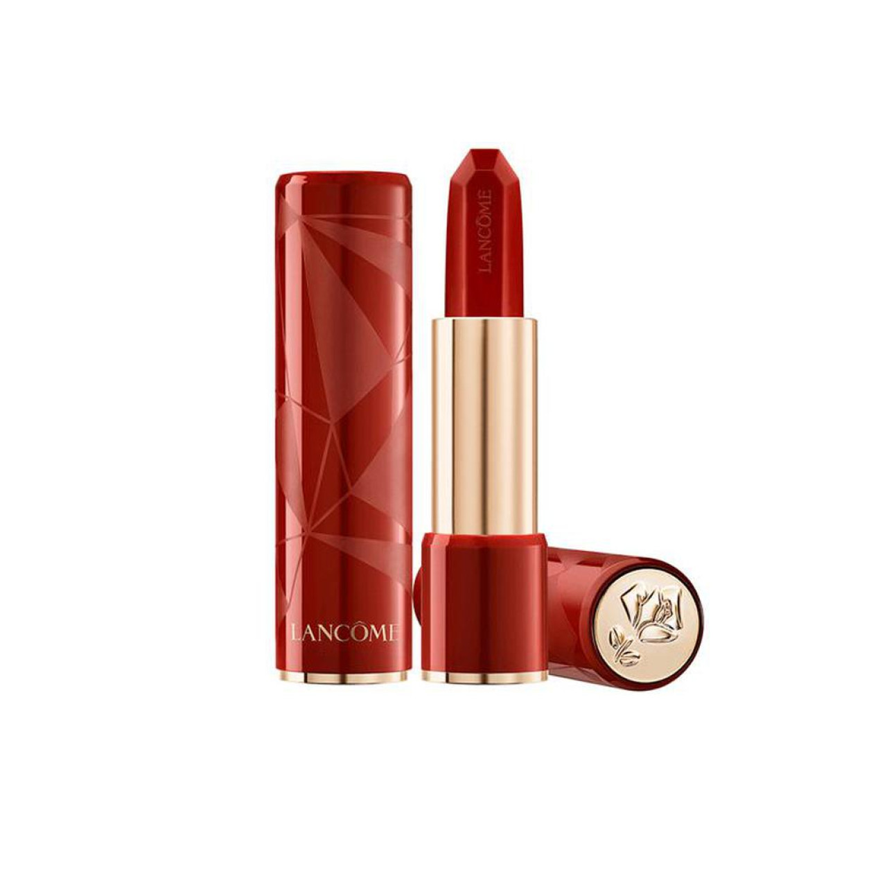 Lancome l'absolu rouge ruby ​​cream 02 limited edition red cap