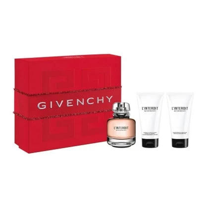 Givenchy l'interdit eau de Parfum 80ml + body cream 75ml + dus gel 75ml