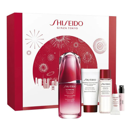 Shiseido ultimune power infusing 3.0 50ml + cleaning foam 30ml + tonic 30ml + ultimune eye 3ml