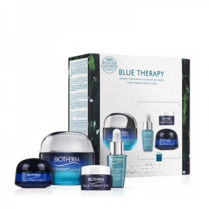 Biotherm blue therapy multidefense day cream 50ml + night cream 15ml + eyes cream 5ml + life plankton 8ml
