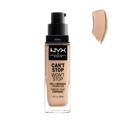 Nyx Can't Stop Won't Stop Full Coverage Foundation Vanilla 30ml