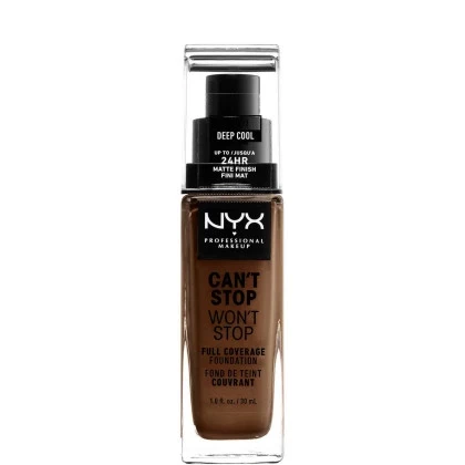 Nyx Can't Stop Won't Stop Full Coverage Foundation Deep Cool 30ml